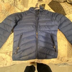 Marmot Boys Navy Blue Puffer Jacket